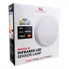 LED lempa su PIR jutikliu MACLEAN MCE525 W — lauko LED šviestuvas su judesio jutikliu
