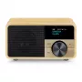Stalinis radijo imtuvas Sangean DDR-7 Natural Wood FM AM Bluetooth, medinis korpusas, FM/AM derintuvas, Bluetooth garso srautas