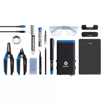iFixit FixHub litavimo įrankių rinkinys – pilnas litavimo rinkinys kiekvienam projektui, įsk. maitinimo stotelę, išmanųjį lituoklį