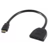 HDMI laidas MicroConnect HDMI 19M - 2X HDMI 19F