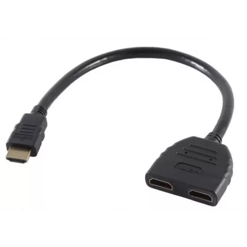 HDMI laidas MicroConnect HDMI 19M - 2X HDMI 19F