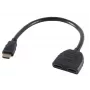 HDMI laidas MicroConnect HDMI 19M - 2X HDMI 19F