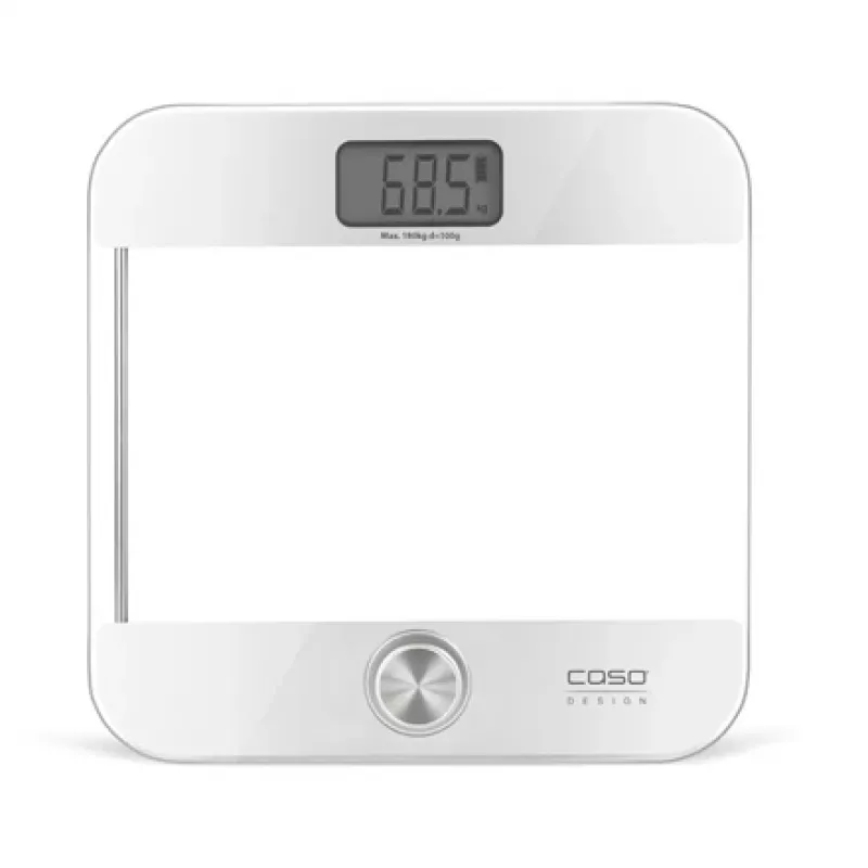 Elektroninės asmeninės svarstyklės Caso Body Energy Ecostyle 03416 — maks. 180 kg, tikslumas 100 g, balta / pilka