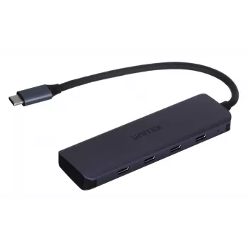 UNITEK uHUB Q4 USB šakotuvas Type-C 5000 Mbit/s Pilka
