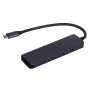 UNITEK uHUB Q4 USB šakotuvas Type-C 5000 Mbit/s Pilka