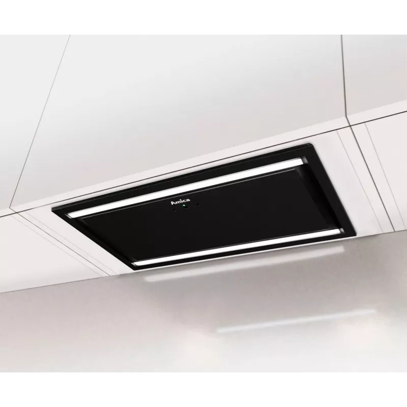 Įmontuojamas gartraukis AMICA OMC6751B — įmontuojamas virtuvinis gartraukis, metalinis filtras, 62 dB, energijos klasė A