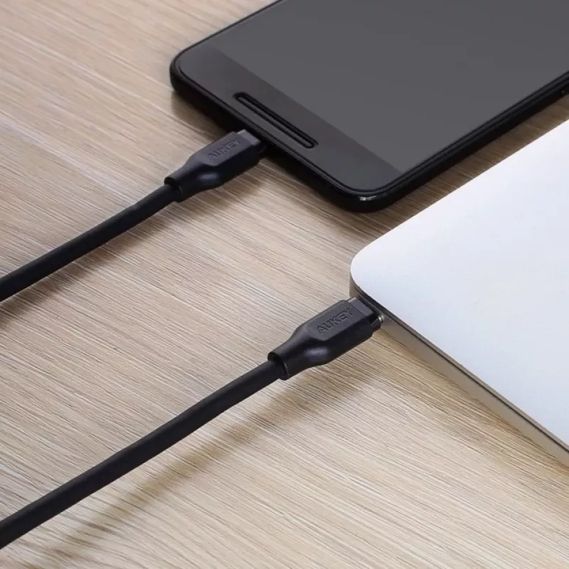 USB-C laidas Aukey CB-CC1P 1 m, 60W PD, USB-C į USB-C