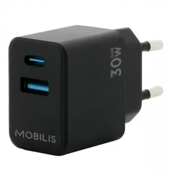 Mobiliojo įrenginio įkroviklis MOBILIS 001362 Universal Juoda AC Auto
