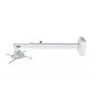 Sieninis laikiklis AVTEK WallMount Next 1200 — plieninis, baltas, teleskopinis, 360° pasukamas, pakreipiamas ±42°, maks. apkrova 20 kg