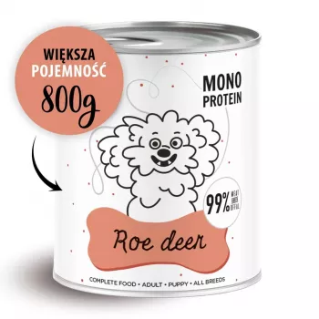 PAKA ZWIERZAKA Pepe elniena - drėgnas šunų ėdalas - 800 g