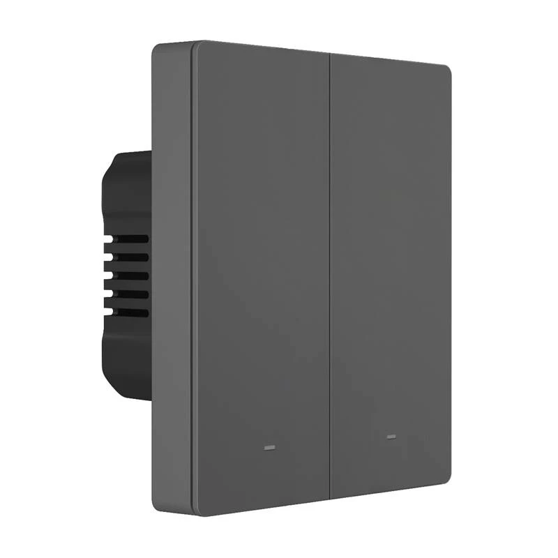 Sieninis išmanusis jungiklis Sonoff M5-2C-80 Wi‑Fi, 2 grandinės, modelis M5-2C-80