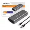 Qoltec 52271 saugojimo diskų dėklas SSD dėklas Pilka M.2