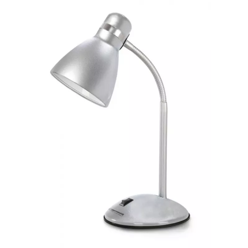 Esperanza ELD113S stalinė lempa E27 12 W LED sidabrinė