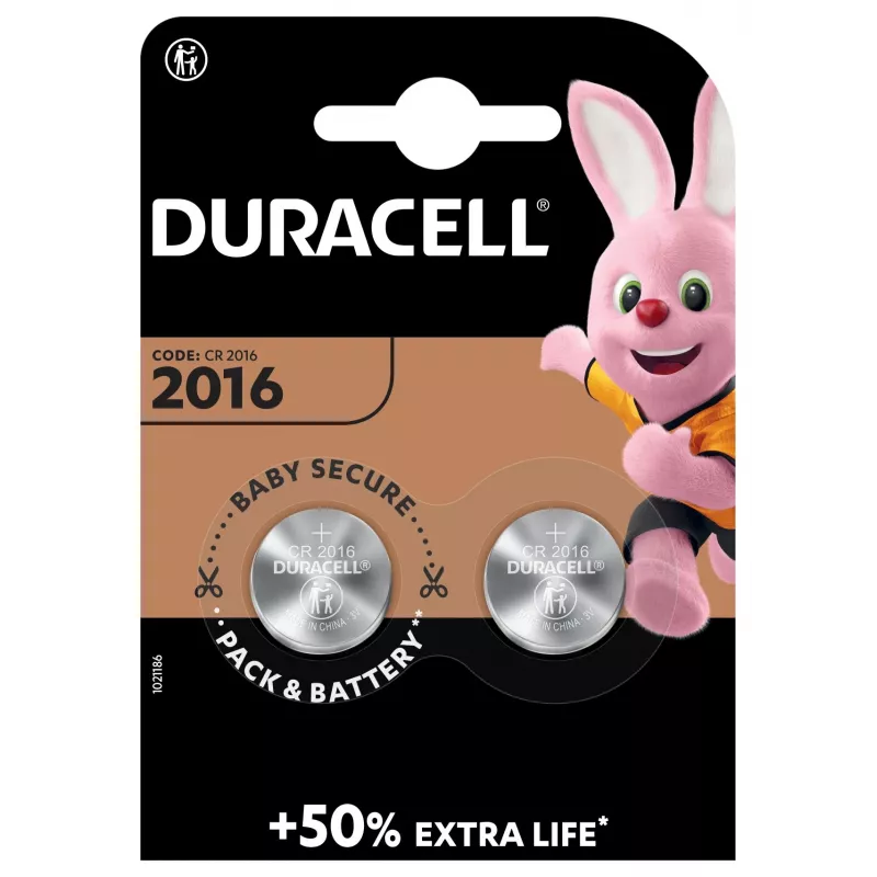 Duracell 2016 vienkartinė baterija CR2016 ličio