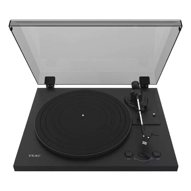 Diržinė pavara garso patefonas TEAC TN-175-B Juodas