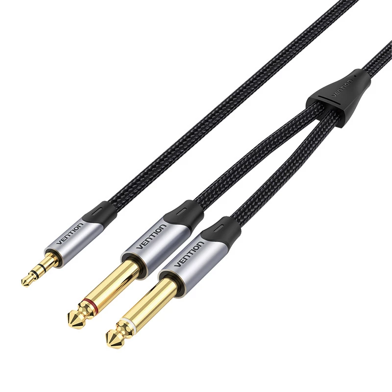 Garso kabelis Vention BARHK 3,5 mm kištukas į 2× 6,35 mm kištukus, 8 m