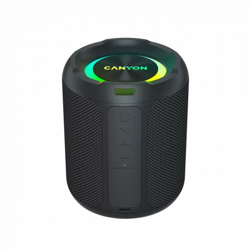 Nešiojamas garsiakalbis CANYON OnMove 11 IPX6 TWS 20W EQ RGB juodas