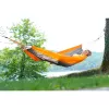 Silk Traveller Techno AZ-1030160, stovyklavimo hamakas oranžinė/pilka