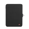 RIVACASE Antishock 5221 MacBook 13 įmautė, vertikali, juoda, dvigubi užtrauktukai
