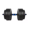 REBEL ACTIVE Reguliuojamas bituminis hantelis su jungtimi 1x20kg