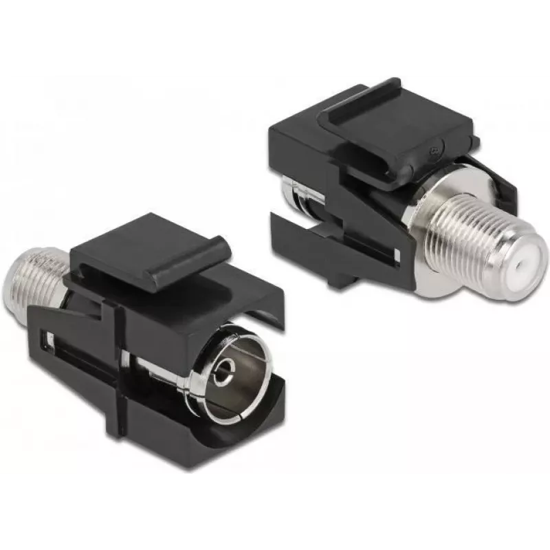 Keystone modulis IEC lizdas į F lizdas juodas DeLOCK 86855