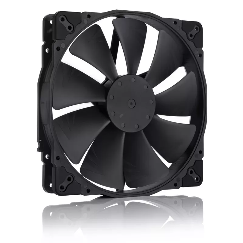 Noctua NF-A20 PWM CH.BK.S — 200 mm PWM kompiuterio korpuso ventiliatorius, 12 V, 350–800 aps./min., 146.9 m³/h, SSO guolis