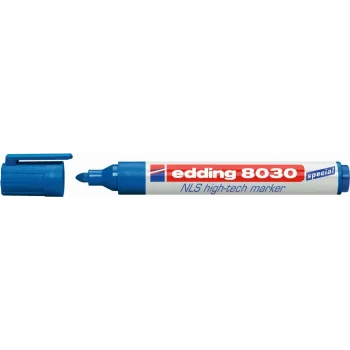 Nuolatinis žymeklis Edding 8030 NLS High-Tech apvalus antgalis mėlynas