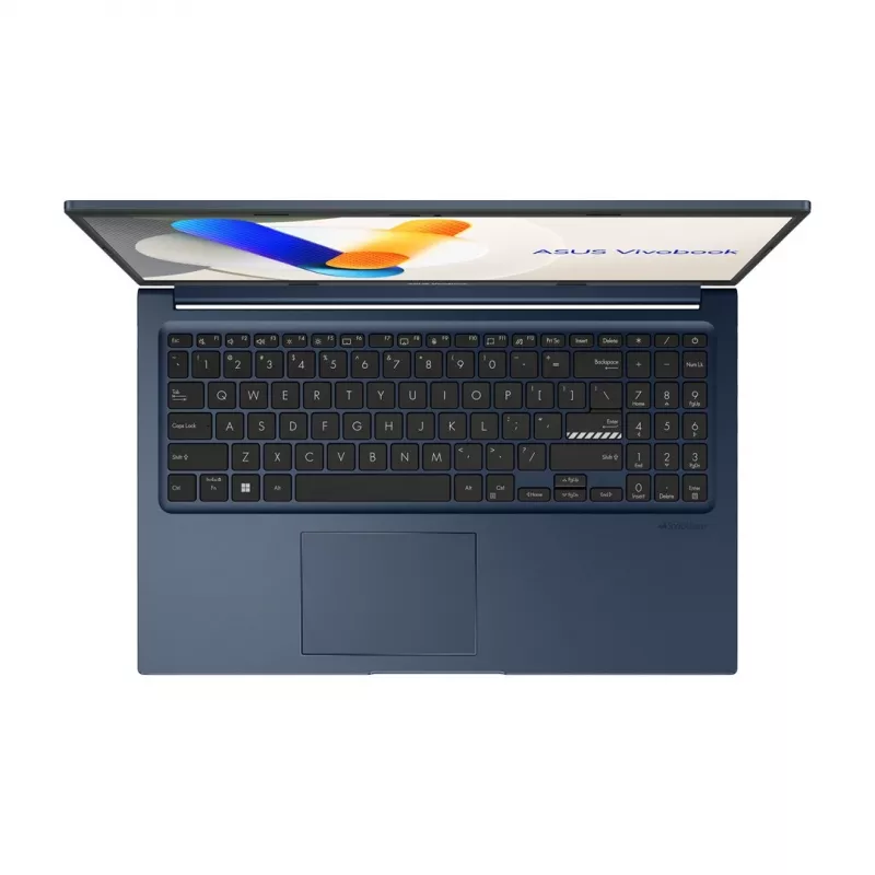 Nešiojamas kompiuteris ASUS VivoBook 15 X1504VA-BQ4283W — Intel Core 5-120U, 15,6 colių LED, 16 GB RAM, 512 GB SSD, Windows 11 Home, mėlynas