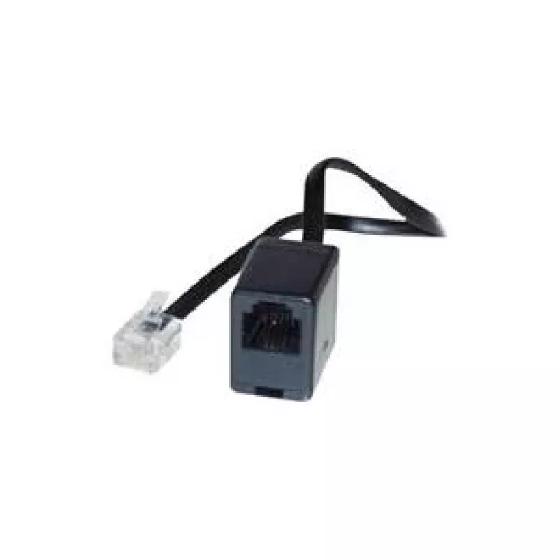 Telefono laidas ShiverPeaks S-Impuls 70223, 3 m, RJ11 kištukas–lizdas, juodas