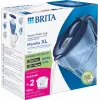 Vandens filtro ąsotis BRITA Marella XL su 2 mėlynomis MAXTRA PRO keičiamosiomis kasetėmis