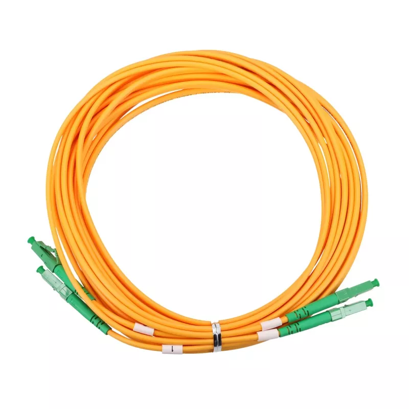 Fiber patchcord Extralink LC/APC - LC/APC vienmodis dvipusis 9/125µm G.657.A1 3 m