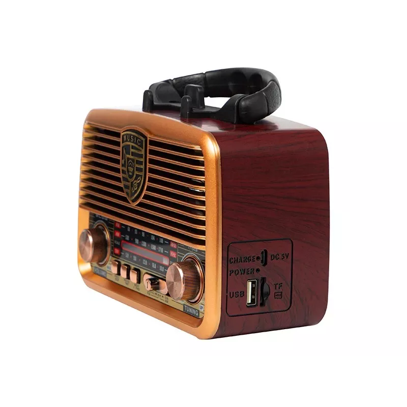 Analoginis radijo imtuvas BLOW RA10 AM/FM saulės energija 77-540 — AM/FM imtuvas su saulės baterija ir atsarginiu maitinimu