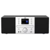 Stovo garsiakalbis JVC RD-E874B Bluetooth 20W juoda sidabrinė – ant grindų statoma garso sistema