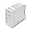 Qoltec DIN bėgio maitinimo šaltinis | 60 W | 12 V | 5 A | Baltas | Plonas