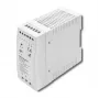 Qoltec DIN bėgio maitinimo šaltinis | 60 W | 12 V | 5 A | Baltas | Plonas