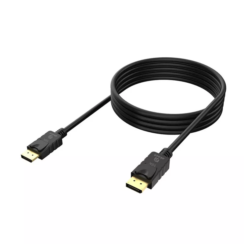 Akasa 16K DisplayPort kabelis - 2m Juodas (AK-CBDP27-20BK)