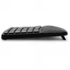 Kensington ProFit Ergo Wireless klaviatūra FR, pilno dydžio (100 %), laidinis ir belaidis, RF belaidis + USB, AZERTY, juoda