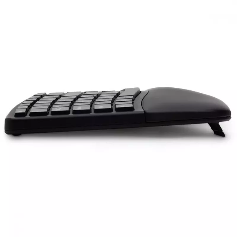 Kensington ProFit Ergo Wireless klaviatūra FR, pilno dydžio (100 %), laidinis ir belaidis, RF belaidis + USB, AZERTY, juoda