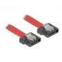 DeLOCK SATA kabelis 0,3 m SATA III 7 kontaktų raudonas