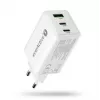 Maitinimo įkroviklis everActive SQ-655Q 65W, 1×USB-A + 2×USB-C greitasis įkrovimas