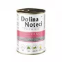 Šlapias šunų maistas Dolina Noteci Premium, turtingas veršiena su žaliaisiais žirneliais, 400 g, suaugusiems, 12% baltymų, 6,5% riebalų