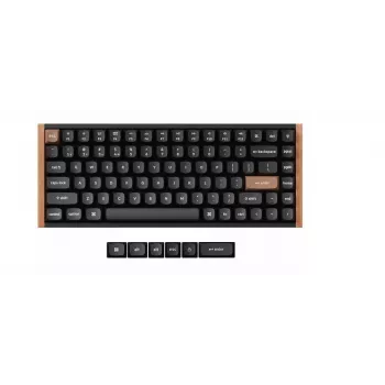 Belaidė mechaninė klaviatūra Keychron K2 Special Edition – kompaktiškas 75% išdėstymas, RGB apšvietimas, juoda, modelis K2H-F1