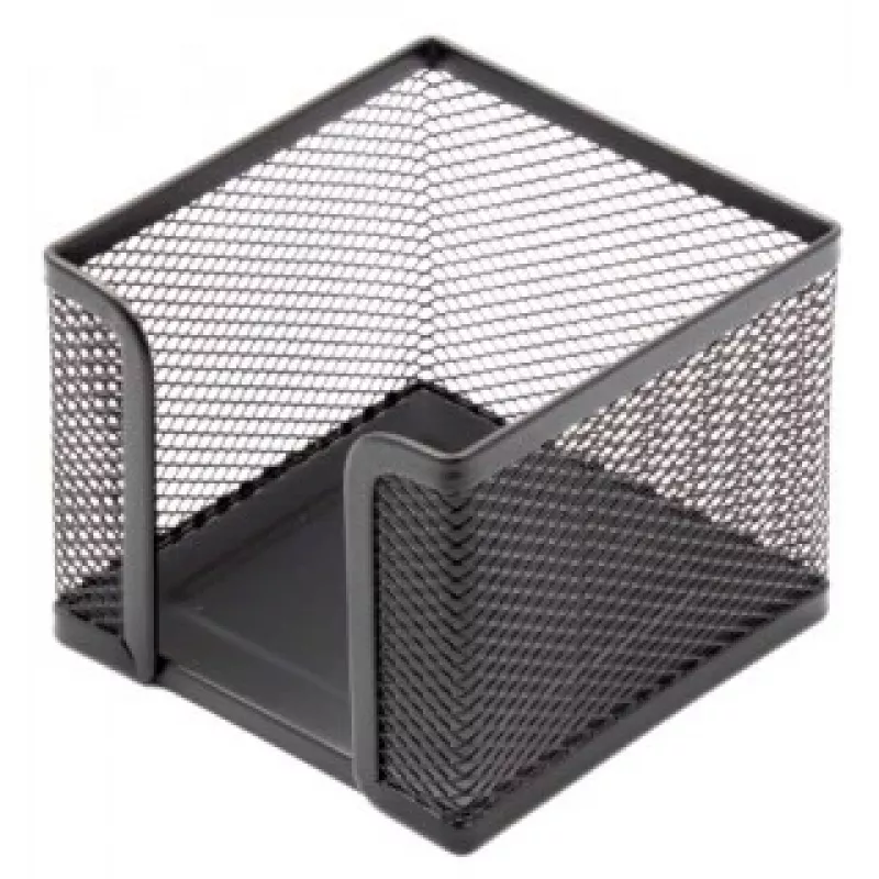 Note paper box Forpus , 9.5x9.5cm, Juoda, perforated metal 1005-008