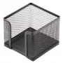 Note paper box Forpus , 9.5x9.5cm, Juoda, perforated metal 1005-008