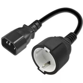 Maitinimo adapteris QOLTEC 53906 iš IEC 320 C14 į SCHUKO 16A 250V