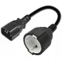 Maitinimo adapteris QOLTEC 53906 iš IEC 320 C14 į SCHUKO 16A 250V