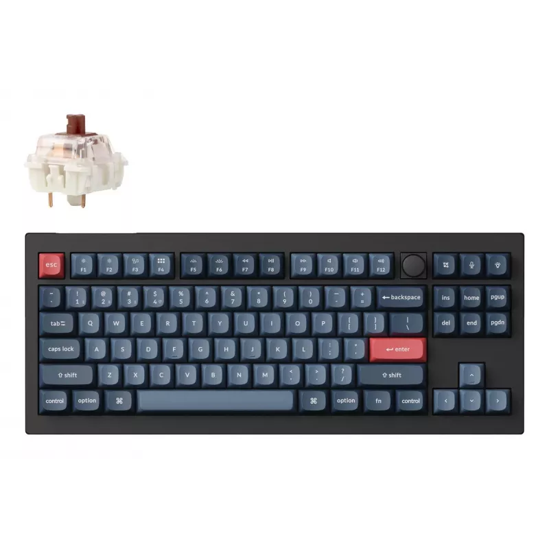 Klaviatūra Wrl V3 Max RGB/CARBON Juoda V3M-D3 Keychron