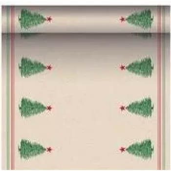 PAPSTAR staltiesė Christmastree with Star 89780 Įvairiaspalvė 40,0 cm x 3,0 m (89780)