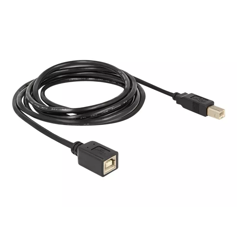DeLOCK USB2.0-B laidas 2 m USB B juodas
