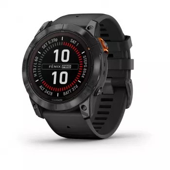 Garmin fēnix 7X Pro 3.56 cm (1.4) MIP 51 mm skaitmeninis 280 x 280 pikselių jutiklinis ekranas pilkas Wi-Fi GPS (palydovinis)
